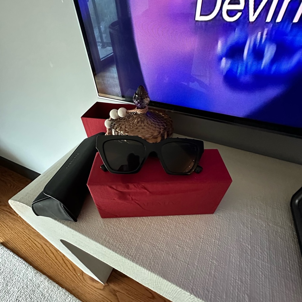 Valentino square tinted sunglasses